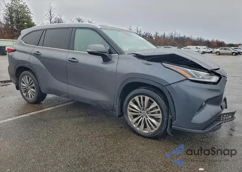 2020 Toyota Highlander Platinum from USA, damaged, VIN 5TDFZRBH4LS034838